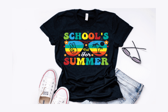 Celebrate Summer with School's Out T-Shirt Design
