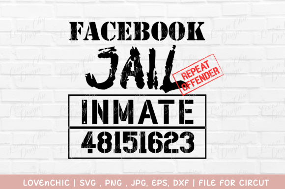 Facebook Jail Intimate SVG, PNG Design Review