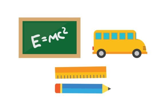 School Icon Design: A Versatile Embroidery Asset