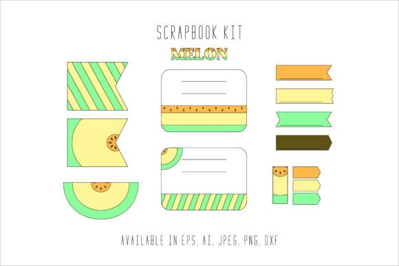 Scrapbook Kit - Melon: A Fresh and Vibrant Design