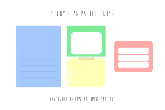 Study Plan Pastel Icons: A Designer's Review