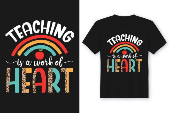 Teaching is a Work of Heart Tshirt Design Review