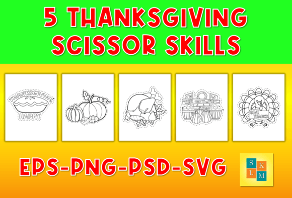 Thanksgiving Scissor Skill: A Versatile Embroidery Design